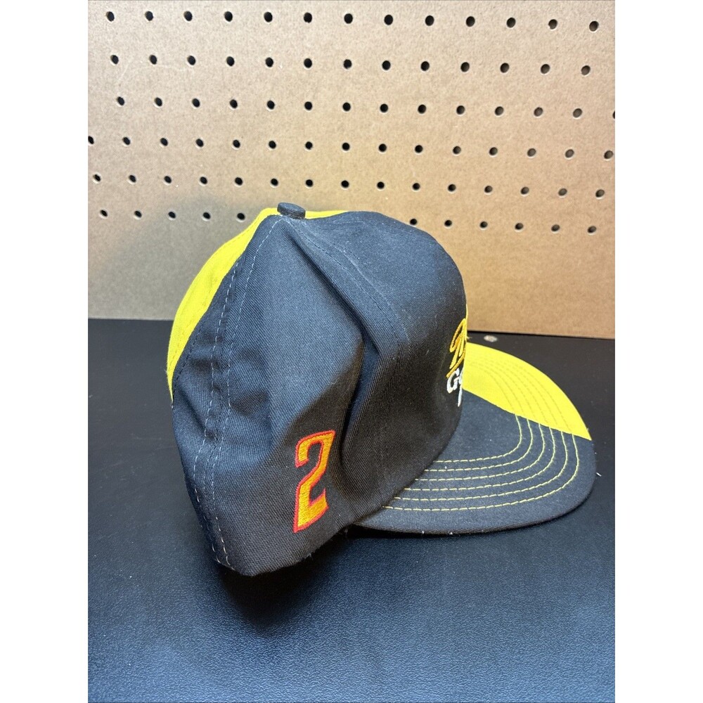Vintage Rusty Wallace Miller Genuine Draft Racing Team Snapback Hat Cap 90s MGD - Picture 2 of 7